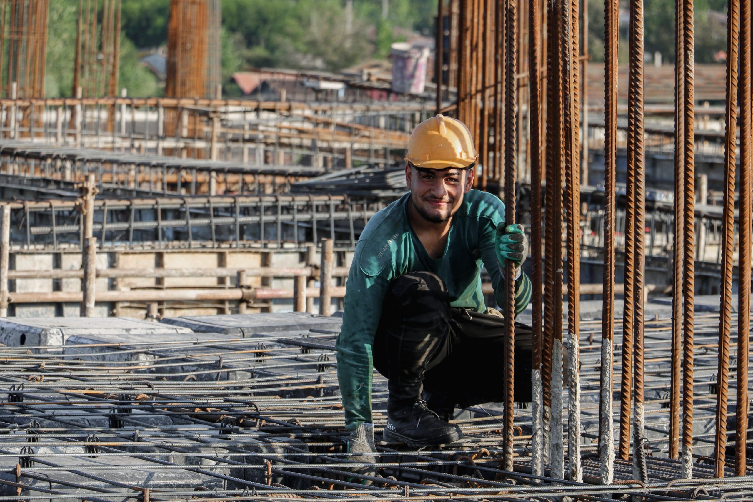 An image of a construction worker at a job site