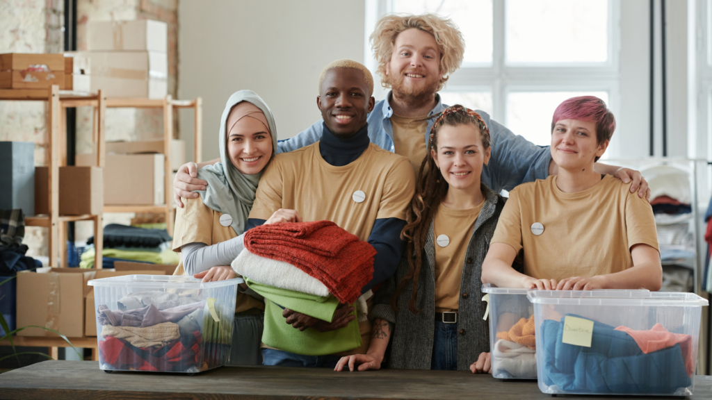 An image of a group that is volunteering their time at a NPO in Oakville.